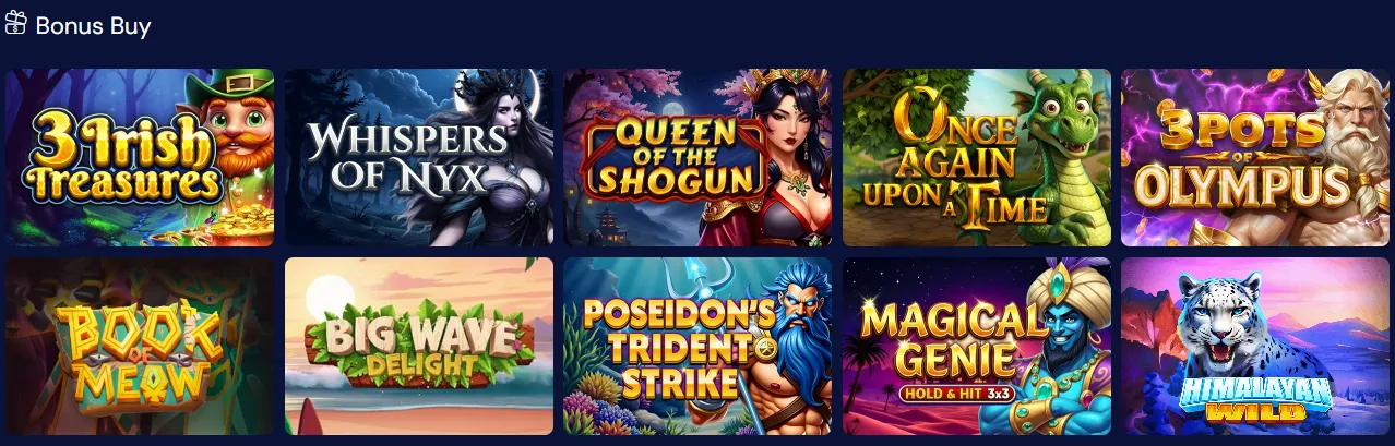 legendspalace casino bonus buy games