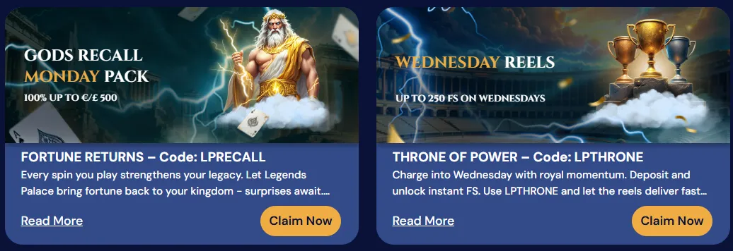 legendspalace casino weekly